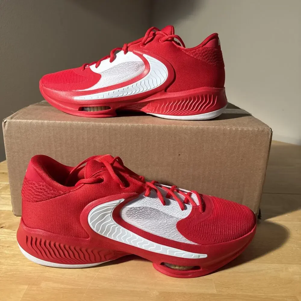 Size 13 NEW Nike Kyrie Low 5 TB Promo Court Red DX6651-602 Men's basketball - Picture 3 of 8
